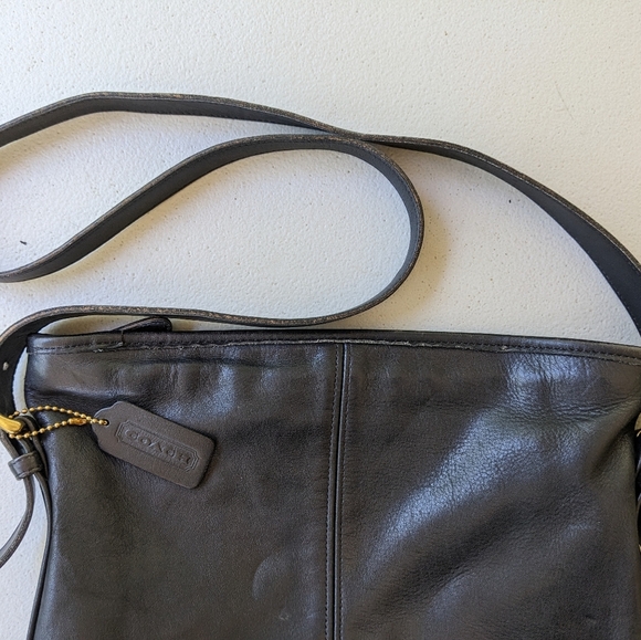 Vintage Coach Crossbody Bleeker Bag in Black -F6C 4153 - Picture 8 of 9